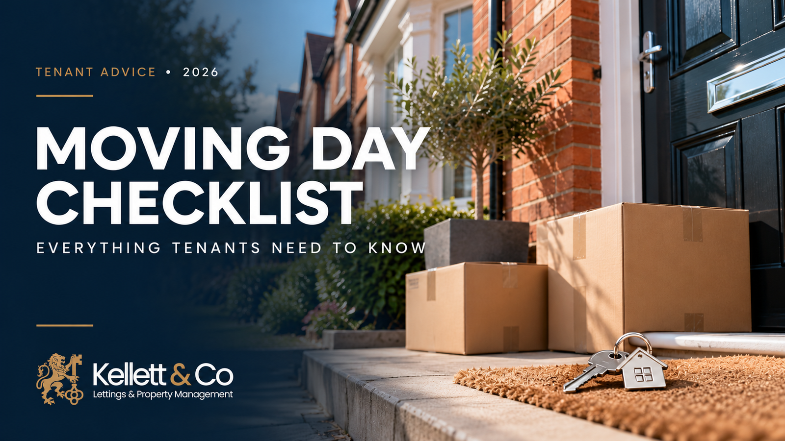 Moving Day Checklist for Tenants – Kellett & Co
